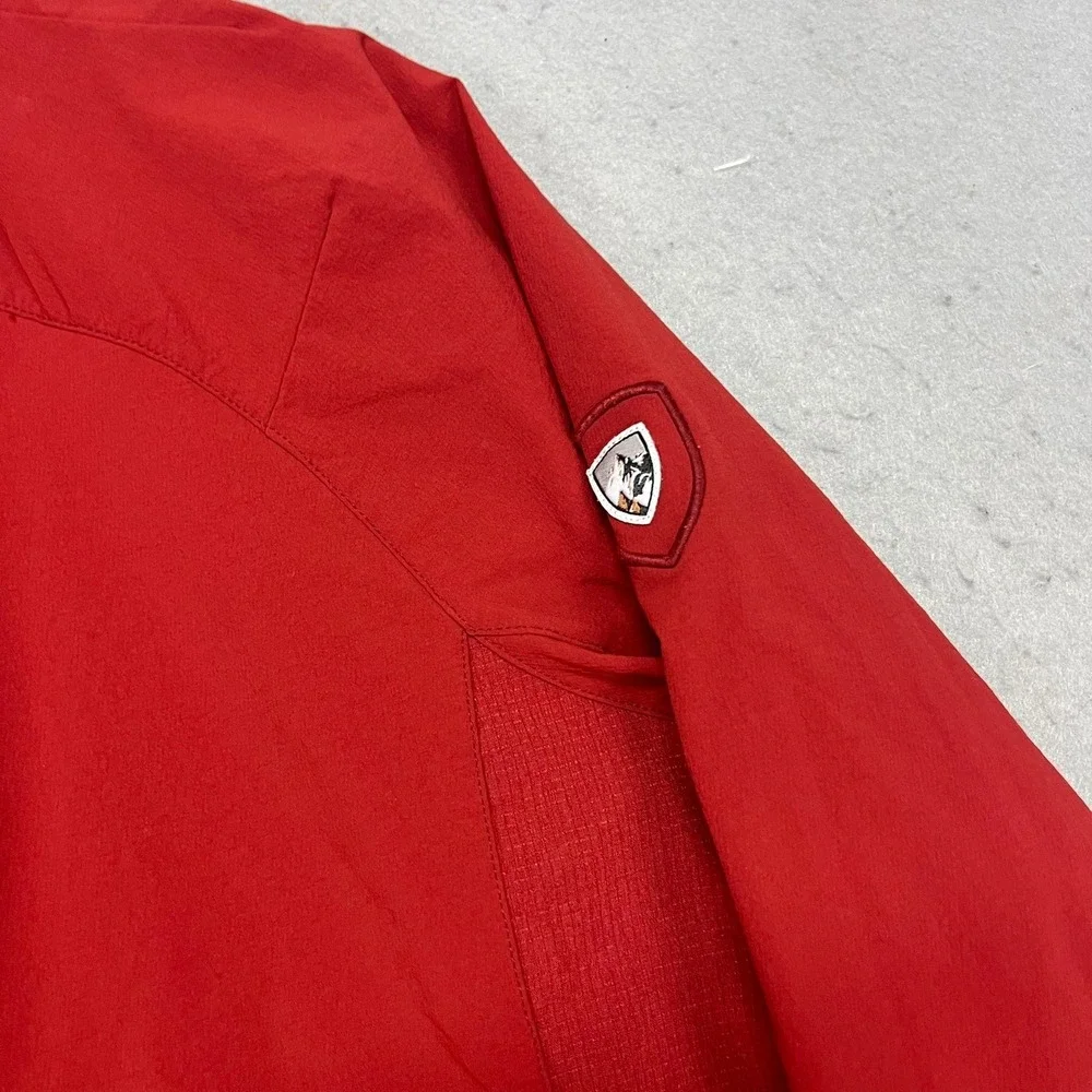 Kuhl Mens The One Hoody Red Full Zip Technical Hooded Jacket Size S